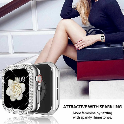 Luxus Geschnitzt Armband Mit Schutzhülle Für iWatch Series 10 9 8 7 6 5 SE Ultra - Picture 10 of 14