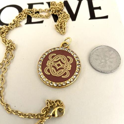 Loewe Anagram Glitter Charm Necklace Pole - Picture 3 of 4