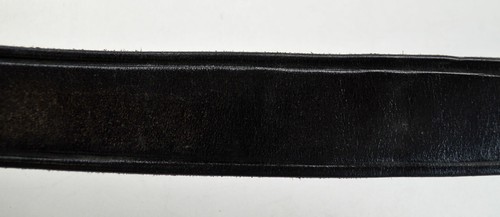 Cintura per pantaloni in pelle con fibbia meno gancio e passante 24" (154222) - Foto 2 di 3
