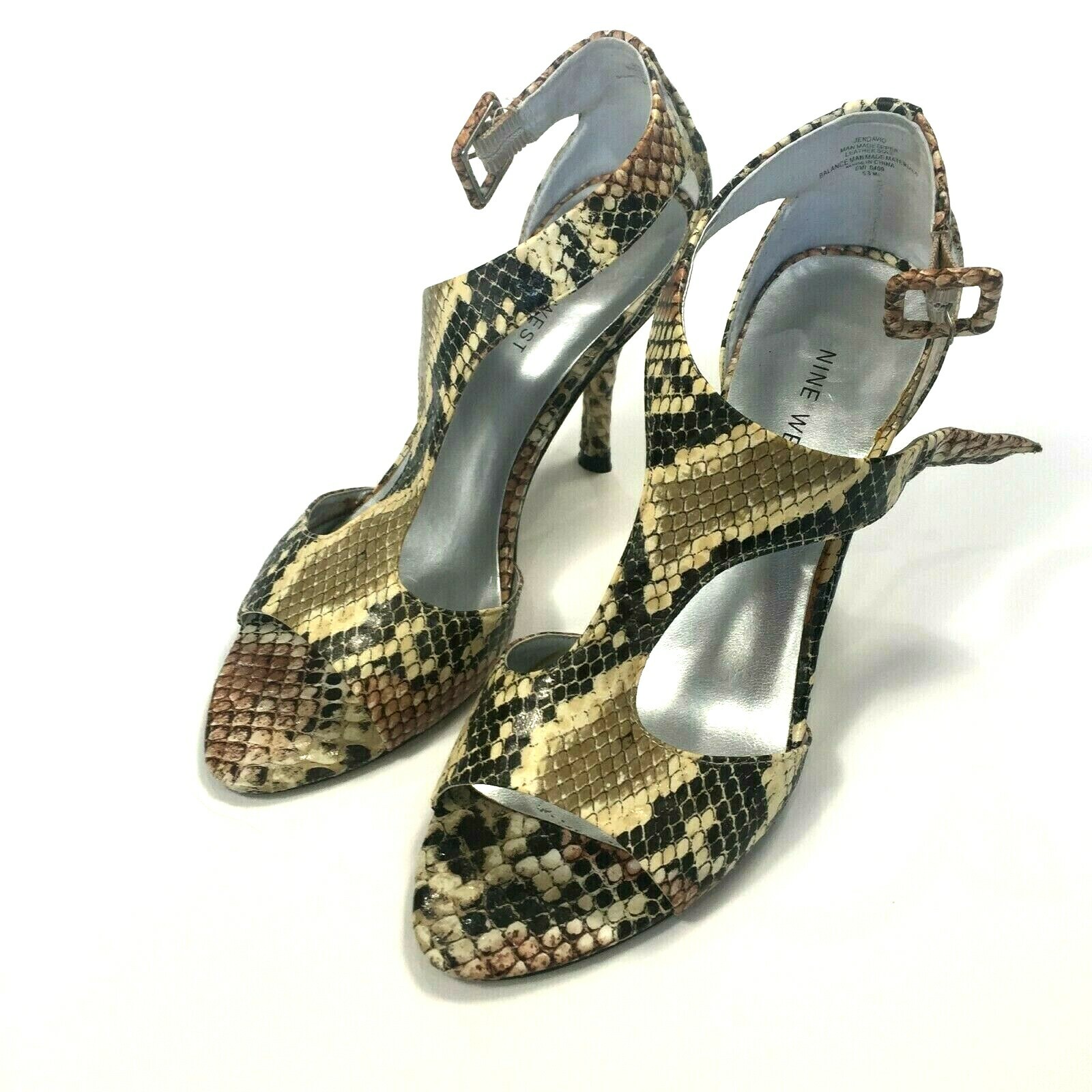 3 inch snakeskin heels