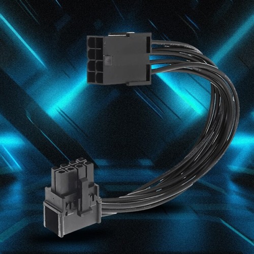 Graphics Card 8Pin Power Cable 8Pin Female to 8Pin Male 90 degree Elbow - Afbeelding 7 van 10
