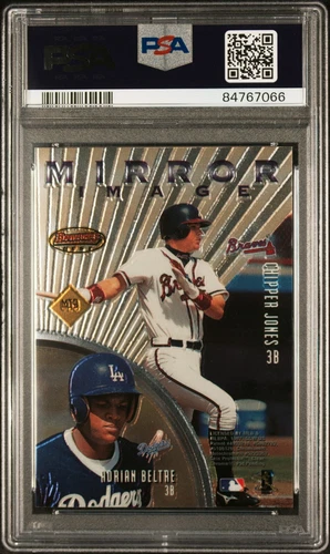 1997 BOWMAN'S BEST MIRROR IMAGE #9 ADRIAN BELTRE ROOKIE CHIPPER PSA 10 GEM MINT