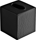 Monarch Abode 19127 Hand Hammered Tissue Box Square Cover Holder & Dispenser - D