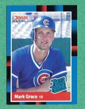 1988 Donruss Baseball - Mark Grace #40 Cubs Rookie