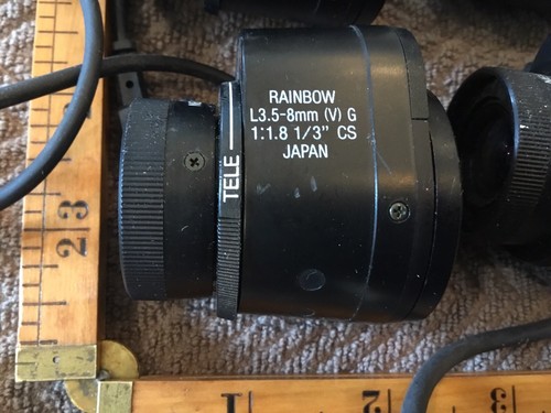 One Rainbow Japan L3 - 8mm (V) G 1:1.8 1/3” CS Zoom Lens, Security Camera Used - Picture 1 of 3