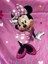 Disney Minnie Mouse Sheet Fitted Being Me Child  s Twin Girls Bedding Child Pink