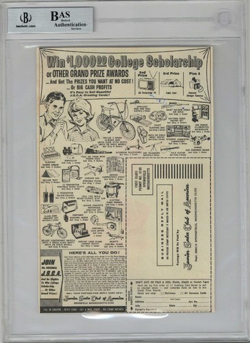 MATHESON CONWAY LUND + 1 SIGNED AURORA DIORAMA AD LAND OF THE GIANTS BECKETT BAS - Picture 2 of 2