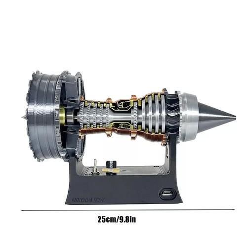 Exquisite Jet Engine Turbo Fan A380 25cm Aviation Model Toy Gift SimulationzI - Picture 4 of 14