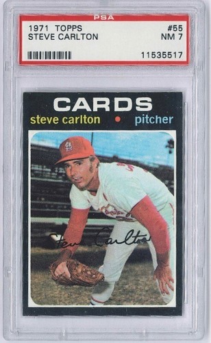 1971 Topps PSA lot - Steve Carlton, Steve Garvey, Bench, Rod Carew & McCovey