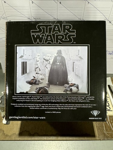 DARTH VADER Gentle Giant Star Wars A New Hope 1:6 Scale Bust #0210 of 3000 - Picture 2 of 9