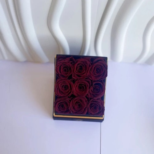 Eternal flowers in trapezoidal gift boxes for Valentine's Day Mother's Day gift - Picture 14 of 16