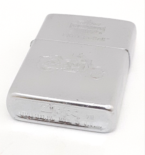 Zippo Harley Davidson Softail Classic Motorcycle Chrome Lighter Rare Vintage - Picture 7 of 12