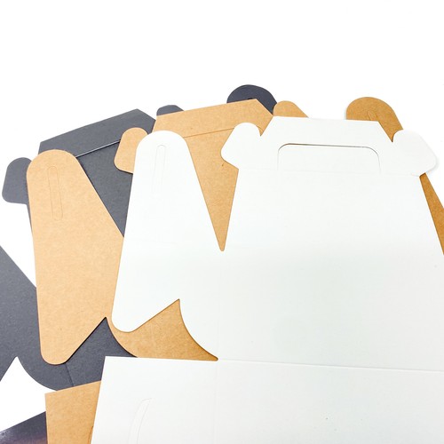 50x Large gable cardboard box Wedding favor box 11x8x15cm Party favor container - Picture 2 of 9