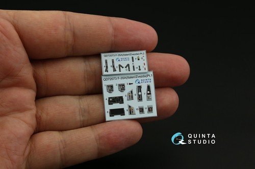 Juego de calcomanías interiores 3D Quinta Studio QD72073 para F-35A (para Zvezda, Italeri) 1/72 - Imagen 2 de 10