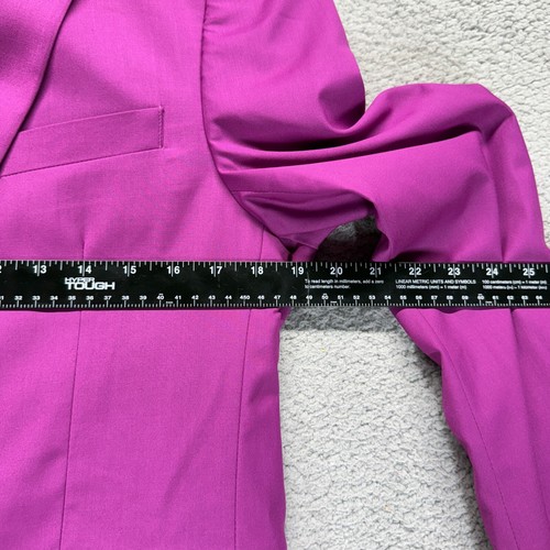 St. Patrick Blazer Mens S Fuchsia Floral Lining Sport Coat Modern Slim Fit NWOT - Picture 4 of 9