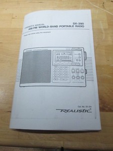 Radio Shack Realistic DX-390 LW/MW Shortwave Voice of World Receiver