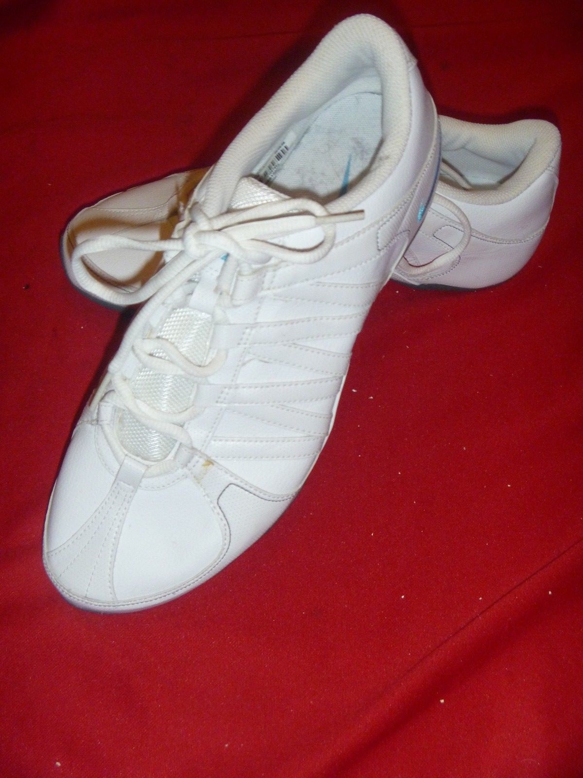 NIKE White Leather NE MARQUE PAS PAS PAS Non marking Aerobic Tennis shoes Sz 9 1 2 yoga 024d4e NIKE White Leather NE MARQUE PAS PAS PAS Non marking Aerobic Tennis shoes Sz 9 1 2 yoga 024d4e