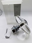 X 1 John Lewis 25mm Polished Glass Curtain Pole Disc Finial