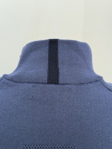 RLX Ralph Lauren Golf Wool Performance Full Zip Sweater Vest Navy Small⛳️ $228 - Picture 7 of 9