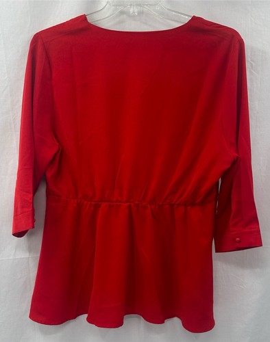 Allegra K Adult Womens Size XL Red Blouse New NWT - Picture 2 of 3