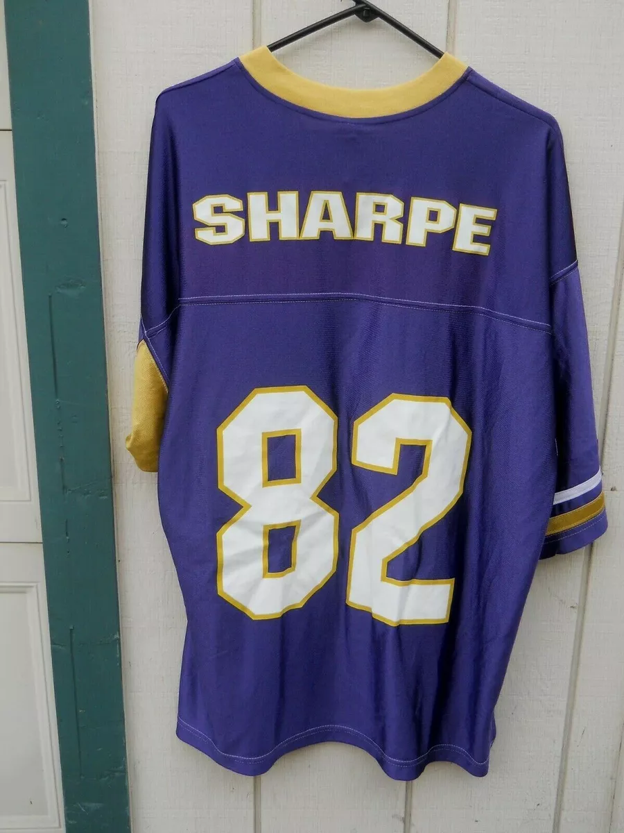 BALTIMORE RAVENS SHANNON SHARPE 82 FOOTBALL JERSEY MEN OSFA BY