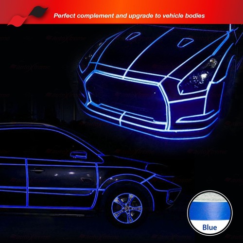 3M SILVER WHITE REFLECTIVE Conspicuity Auto PinStripe Vinyl Decal Tape Sticker - Picture 6 of 15