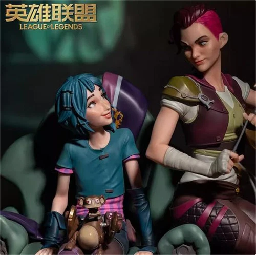LOL Arcane League of Legends Vi & Jinx 1/6 Figure Model Collectible Original - Picture 6 of 12