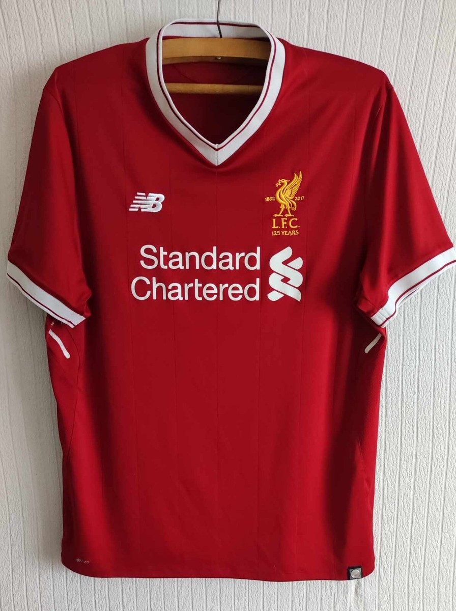 NB NEW BALANCE LIVERPOOL 2017/2018 HOME FOOTBALL SHIRT JERSEY SIZE