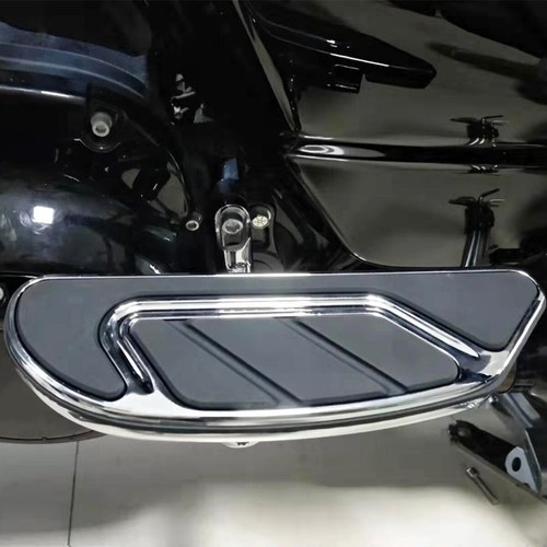 Chrome Rear Passenger Footboards Pegs Fits For Harley Touring Softail Dyna #27 - Picture 5 of 5