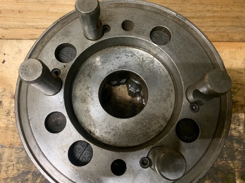 10" Cushman Chuck 4 Jaw Independent Lathe Chuck Revers. Jaws 4 x D1-8 Special - Picture 8 of 8