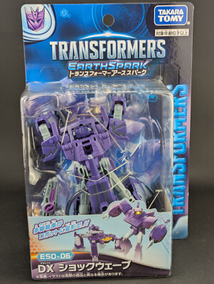 Transformers Earthspark DX Shockwave SEALED Takara ESD-06 Deluxe Japanese