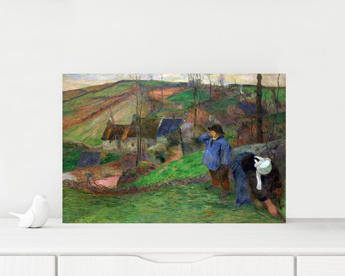 Landscape of Brittany Paul Gauguin, mounted canvas ready to hang - Picture 2 of 9