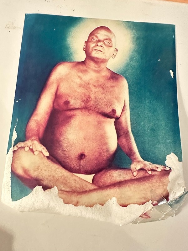 Vintage Swami  Nityananda. 8". x 10"