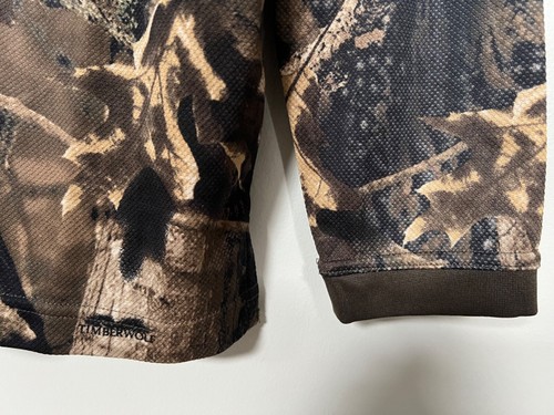 🆕COLUMBIA PHG TIMBERWOLF MANGA LARGA Polo CAMUFLAJE, Hombre’s MEDIANO NUEVO SIN ETIQUETAS - Imagen 12 de 21