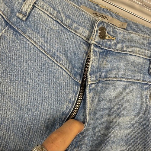 Anthropologie Hudson Jodie Carousel Wide Loose Baggy Seamed Jeans - Picture 8 of 11