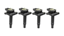 Set of 4 Ignition Coil With Spark Plug Connector BERU for Audi, Volkswagen