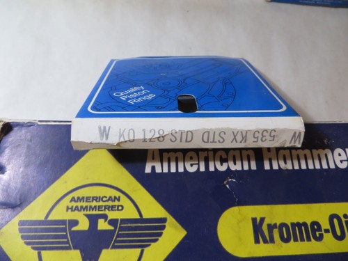 Vintage NOS SEALED POWER PISTONS & AMERICAN HAMMERED RINGS FOR STUDEBAKER AVANTI - Picture 4 of 5