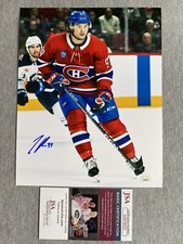 MONTREAL CANADIENS- JOSHUA ROY AUTOGRAPH 8x10 ACTION PHOTO JSA AS93925