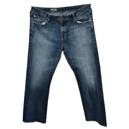 AG Adriano Goldschmied The Hero Jeans Men's Size 40X33 Relaxed Fit Hole Thrashed