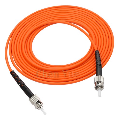 2pcs 10M ST-ST Fiber Optic Patch Cord Simplex Multimode OM2 50/125 Fiber Cable - Picture 3 of 4
