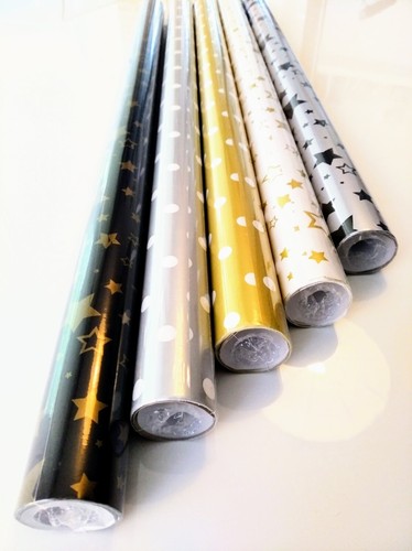 Pack 5 ud Papel de Regalo ´Elegante´ 70 x 200 cm + 5 Lazos + 5 Etiquetas - Imagen 5 de 24