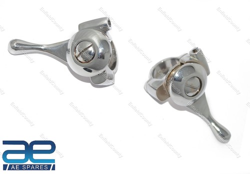 Pour Norton BSA Triumph Ajs Air Starter Chargeur Levier L. / H R 1 " Guidon Gec - Photo 7/12