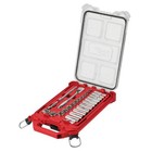 Milwaukee 48-22-9481 SAE Ratchet Socket Mechanics Tool Set 3/8 in. Low Profile