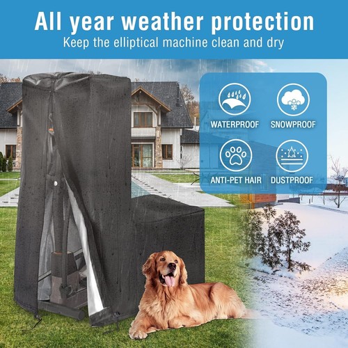 Universal Waterproof Elliptical Machine Cover - Fits 73''L x 28''W x 71''H - Picture 8 of 9
