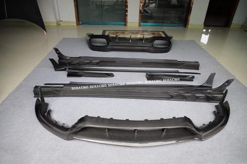 Fits Benz GT50 GT53 GT63 Carbon Fiber Side Skirts Front Lip Rear Bumpers Kits - Picture 2 of 13