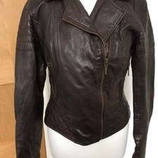 100% Leather Jacket Oasis Size Xs