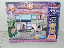 "Its a Girl's Life" 277 Pcs Building Blocks Set Party Hangout  Block Tech Age 6+