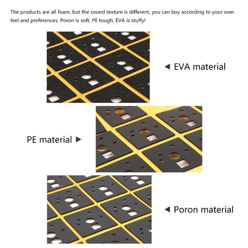 Mechanical Keyboard Switch Sticker Switch Gasket Film Shaft Underpad Hot Plug - Afbeelding 14 van 20