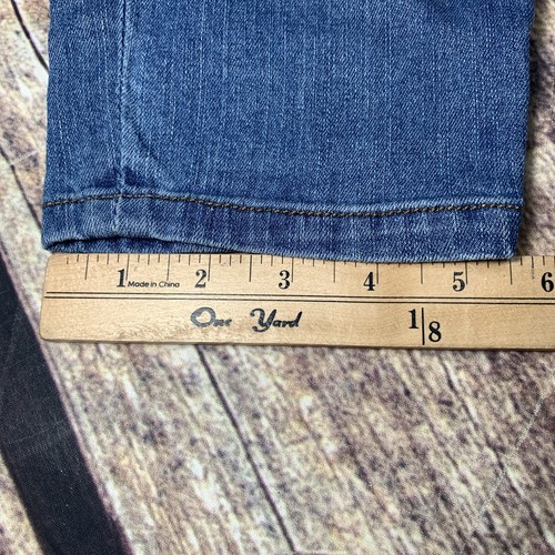 Pantalones de mezclilla Forever 21 talla grande para mujer 20 ajustados al tobillo desgastados cintura alta elásticos - Imagen 4 de 11