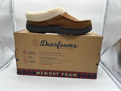 NEW ONE PAIR MENS THE ORIGINAL DEARFOAMS INDOOR/OUTDOOR SLIPPERS SIZE SMALL 7-8 - Picture 4 of 4